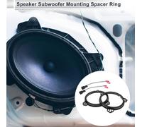 Bague D'Espacement De Haut-Parleur Bague D'Espacement De Tweeter Adaptateur De Haut-Parleur Pour Fiat 500 Étanche Support De Haut-Parleur Caisson Basses Anneau Support Abs 2 Set