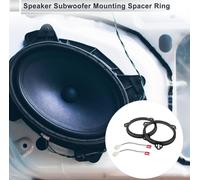 Bague D'Espacement De Haut-Parleur Bague D'Espacement Tweeter Pour Vw Golf V 2003-2009 Bague Espacement Étanche Support Espacement Haut-Parleur Subwoofer Anneau Support Abs 2 Set