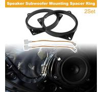 Bague D'Espacement De Haut-Parleur Bague Espacement De Tweeter Adaptateur Haut-Parleur De Voiture Pour Nissan Qashqai Portes Avant Arrière Abs Noir Faisceau Câblage Audio Étanche