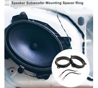 Bague D'Espacement De Haut-Parleur Bague Espacement Tweeter Adaptateur Espacement Haut-Parleur Pour Toyota Bague Support Espacement Haut-Parleur Étanche Subwoofer Abs 2 Ensembles