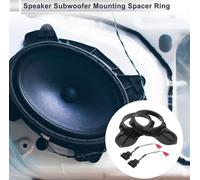 Bague D'Espacement De Haut-Parleur Bague Espacement Tweeter Adaptateur Haut-Parleur Pour Volkswagen Passat Bague Espacement Montage Étanche Pour Haut-Parleur Subwoofer Abs 2 Set