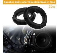 Bague D'Espacement De Haut-Parleur Tweeter Adaptateur D'Espacement De Haut-Parleur Pour Volkswagen Excelle Portes Avant Et Arrière Abs Noir Étanche