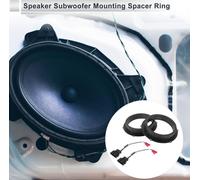 Bague D'Espacement De Haut-Parleur Tweeter Pour Skoda Octavia 04-08 Avant Bague D'Espacement De Haut-Parleur Étanche Subwoofer Support De Montage Bague De Support Abs 2 Set