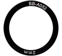 Bague d'espacement palier de pédalier Elvedes 38 x 30 x 2.0 mm - aluminium (6 pièces)