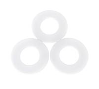 Bague d'étanchéité en PTFE Joints toriques d'étanchéité en PTFE for brides, rondelles blanches d'une épaisseur de 1,25 à 5 mm for raccords tuyaux, 3 pièces(28x22x1.5mm)