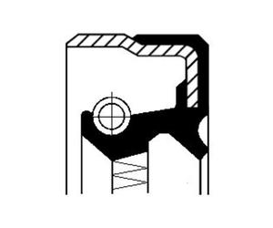 Bague d'étanchéité, moyeu de roue CORTECO 12015249B