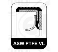 Bague d'étanchéité, vilebrequin ELRING 302.640