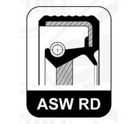 Bague d'étanchéité, vilebrequin ELRING 505.838