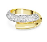 Swarovski Bague Dextera – Blanche – Placage de ton or