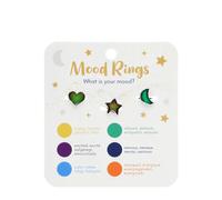 Bague d'humeur Rex London Heart, Star & Moon (x3) Bleu TU