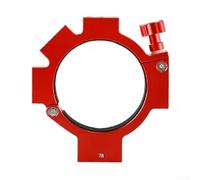 Bague d'imagerie pour appareils photo refroidis ASI 78 mm ID Construction en alliage d'aluminium léger avec extension pour fixer des lunettes de vue (rouge)