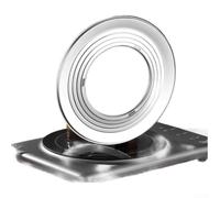 Bague d'insert vapeur en acier inoxydable pour casseroles 18-30 cm - Support vapeur stable pour petits pains Dim Sum Boulettes Passe au lave-vaisselle Argent 27,5 cm (C)