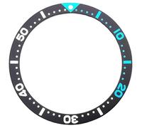 Bague d'insertion de lunette en céramique, Pièces d'insertion de lunette montre en métal for plusieurs tailles avec adhésif 3M, adaptées à l'affichage la Date