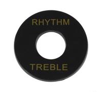 Bague d'interrupteur pour guitare LP pour interrupteur à bascule Noir | Ajustement parfait pour Gibson, finition blanche, diamètre extérieur de 33,5 mm, remplacement facile
