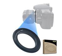 Bague d'inversion d'objectif macro 55 mm compatible avec Nik D700, D800, D800E, D40, D50, D60, D70, D70S, D80, D40X, D90, D3000, D3100, D3200, appareil photo et objectif avec filetage de filtre de 55