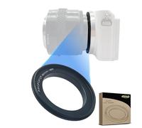Bague d'inversion d'objectif macro 55 mm vers NEX compatible avec les appareils photo Sony A6500 A6300 A5100 A6000 A5000 A3000 A7RIII A9 A7III A7 A7s A7II A7RII A7SII avec filetage de filtre de 58 mm
