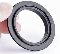 Bague d'inversion macro 55 mm Adaptateur Reverse Ring Lens compatible avec Nikon D850 D800 D7580 D810 D6 D5 D4 D5500 D5200 D5300 D750
