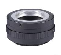Bague d'objectif en alliage d'aluminium pour Helios-44-2 vers pour monture | Alliage d'aluminium de précision, finition noire, contrôle de mise au point manuel, support infini, photographie de paysage
