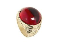 Bague Dorée Pierre - WIDMANN - Mixte - Rouge - Adulte