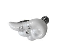 Bague d'oreille en forme d'aile d'ange pour femme - Confortable - Clip d'oreille de voyage - Accessoire décontracté - Sans piercing - Pour femme