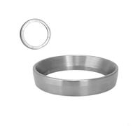 Bague doseuse en aluminium noir pour expresso, entonnoir précis pour café | Collier doseur noir pour café en poudre, entonnoir en aluminium robuste pour un broyage sans désordre vers le transfert du