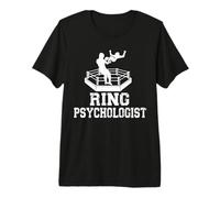 Bague drôle psychologie Lutte Professionnelle Citation lutteur T-Shirt Haut de Gamme