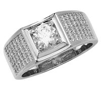 Bague, EDS JEWELS, Homme, Argent fin 925, Oxyde de Zirconium, 43321 61