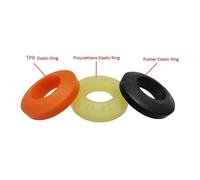 Bague élastique en caoutchouc polyuréthane rouge/jaune/noir, rondelle tampon d'accouplement, goupille de colonne, joint d'amortisseur(TPR,10pcs 10x20x5mm)