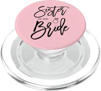 Bague élégante avec Inscription « Sister of The Bride » PopSockets PopGrip pour MagSafe
