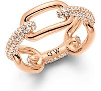 Bague élégante en bronze Crystal Link DW0040057 - Circonférence : 62 mm.