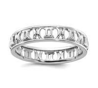 Bague empilable en argent sterling 925 avec signe du zodiaque Gémeaux pour femme, US 5 | EU 49.75 | DE 15.75 | JP 9 | UK J 1/2, Métal Argent Argent sterling, Aucune pierre précieuse