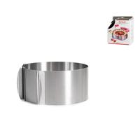 Bague En Acier Inoxydable Ronde Réglable De 16 Cm À 30 Cm, Hauteur 8,5 Cm