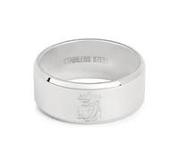 Bague en acier inoxydable sous licence officielle Liverpool FC - Petit homme/unisexe cadeau de football