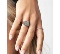 Bague en argent avec zircon noir Ellera SJ-R2869-BK - Circonférence : 60 mm.