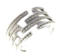 Bague en argent Sissi - LES TRESORS DE LILY - N2910 - Oxyde de zirconium - Argenté - Femme 56