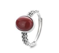 Bague en argent sterling 925 antique style impérial vintage (YFJ1350 : 3g)