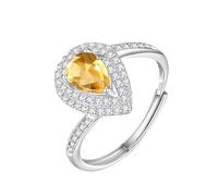 Bague En Argent Sterling 925 En Forme De Larme Pour Femme, Sertie De Pierres Précieuses, Forme Cathédrale, Halo Ovale En Forme De Poire, 5 X 7 Mm, Oxyde De Zirconium, Bague De Fiançailles Tendanc