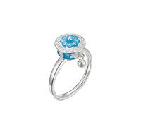 Bague en argent sterling 925, style cloisonné vintage, inspirée du Sutra du Cœur bouddhiste. Bijou pour femme.