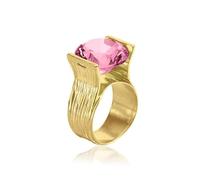 Bague en argent sterling plaqué or 14 carats avec zircone cubique de 11,75 carats, design vintage texturé, hypoallergénique, sans nickel, sans plomb, collection de créateurs faite à la main, Argent