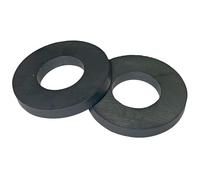 Bague en céramique Aimants, 4,4 cm Diamètre extérieur, 2,2 cm Diamètre Intérieur, 0,6 cm d'épaisseur (lot de 2)