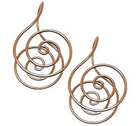 Bague en cuivre avec palmier Reiki en spirale pour la méditation et la guérison énergétique, bague en cuivre réglable faite à la main pour équilibrer les chakras, manifestation et cadeau de bijoux
