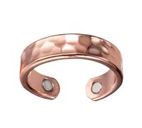 Bague en cuivre pour femmes, anneaux en cuivre pour femmes et hommes | anneaux magnétiques légers et confortables - bijoux magnétiques avec un design simple et tendance pour les occasions formelles