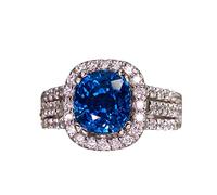 Bague en diamant géométrique simulée exquise Bague en diamant plein de personnalité Bague tendance rétro Bague géométrique Climatisation, C, Cuivre, Aucune pierre précieuse