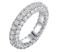 Bague en diamant pour bijoux de mode pour femmes Accessoires populaires Bagues Lesbiennes, 8, Métal, Aucune pierre précieuse