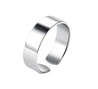 Bague en or 585 avec diamant pour homme - Cadeau créatif - Bague d'ouverture pour fille - Bijou d'index - Taille réglable - Pour usage quotidien, A, Cuivre, Aucune pierre précieuse