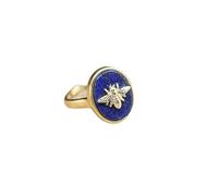 Bague en pierre naturelle avec pierres ovales en labradorite quartz rose lapis redimensionnable pour femme, bijou d'été, lapis lazuli, redimensionnable