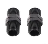 Bague en polypropylène avec raccord à bride et raccord fileté pour plomberie de réservoir IBC et adaptation de seau à pluie dans plusieurs tailles de filetage (1,27 cm)