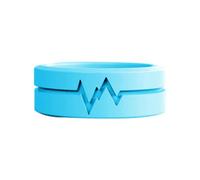 Bague En Silicone - Design Qui Brille Dans Le Noir Pour Un Confort Élégant, Ajustement Unisexe, Flexible Et Léger, Forme Extensible Douce, Effet Lumineux + Intérieure Lisse Et Confortable, Tap