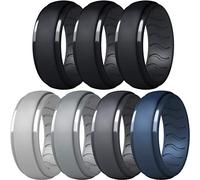 Bague en silicone pour hommes, alliances en silicone pour hommes, alliances en caoutchouc pour hommes, alliances en silicone pour hommes, 11, Silicone