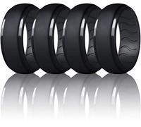 Bague en silicone pour hommes, alliances en silicone pour hommes, alliances en caoutchouc pour hommes, alliances en silicone pour hommes, 9, Silicone